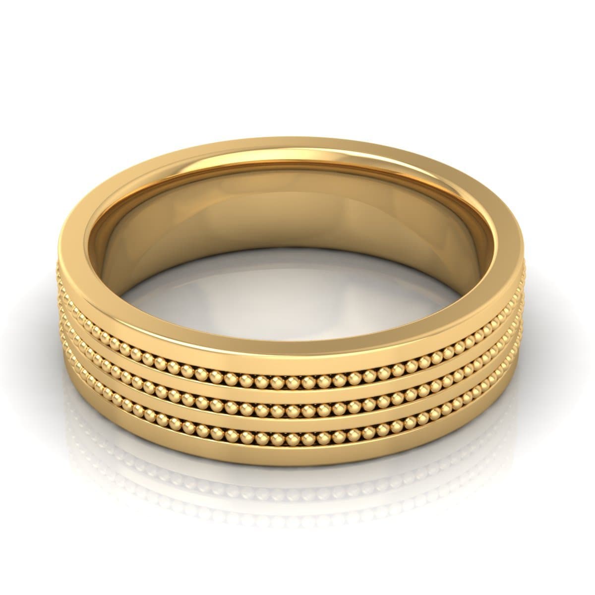 6.0 mm Plain Wedding Band in 14KT, 18KT & Platinum