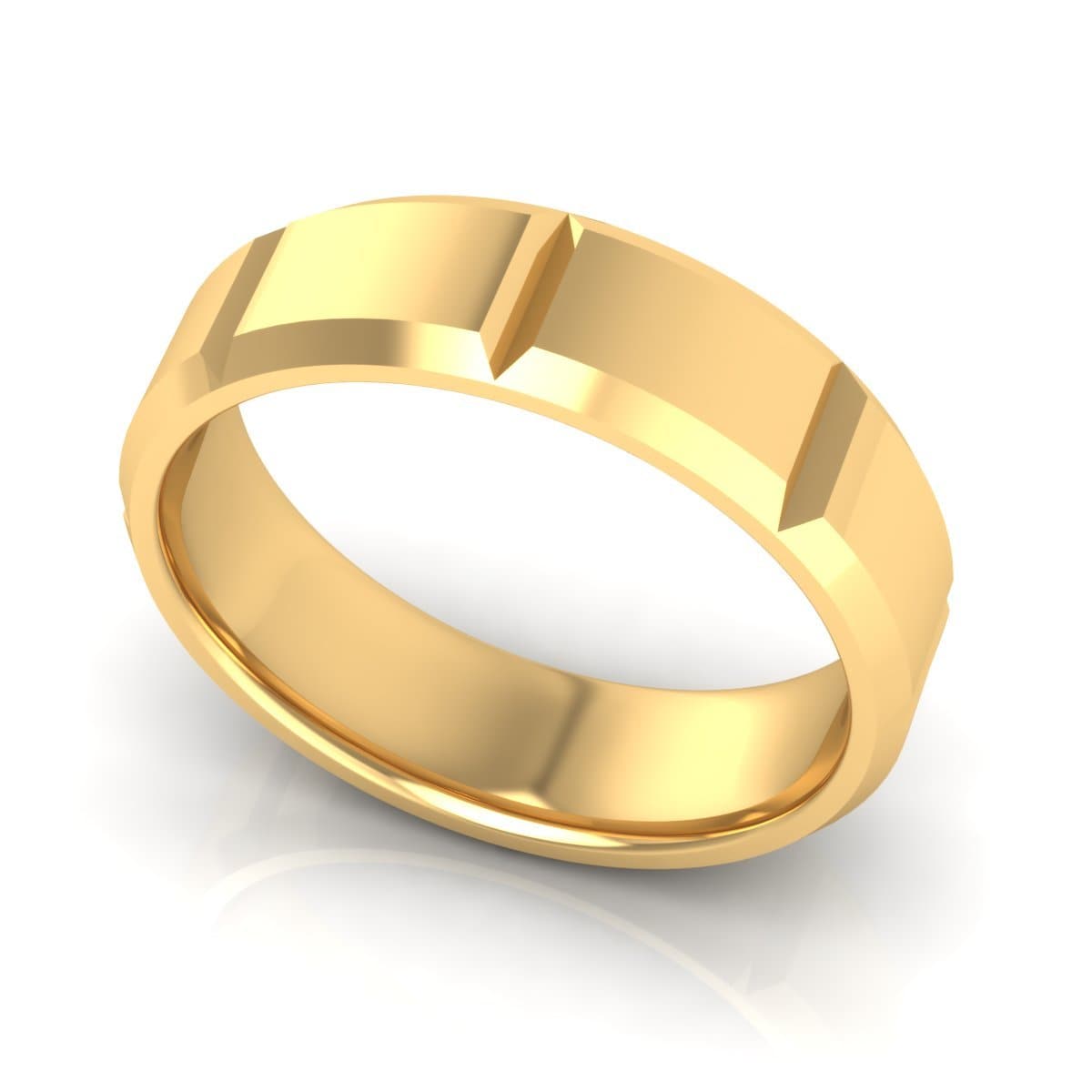 6.0 mm Plain Wedding Band in 14KT, 18KT & Platinum - Primestyle.com