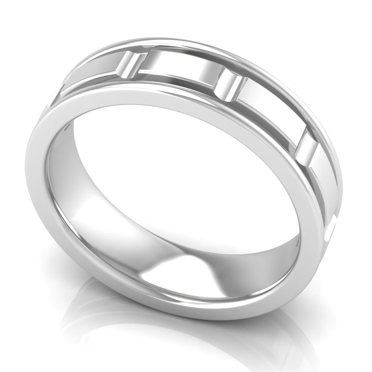 6.0 mm Plain Wedding Band in 14KT, 18KT & Platinum