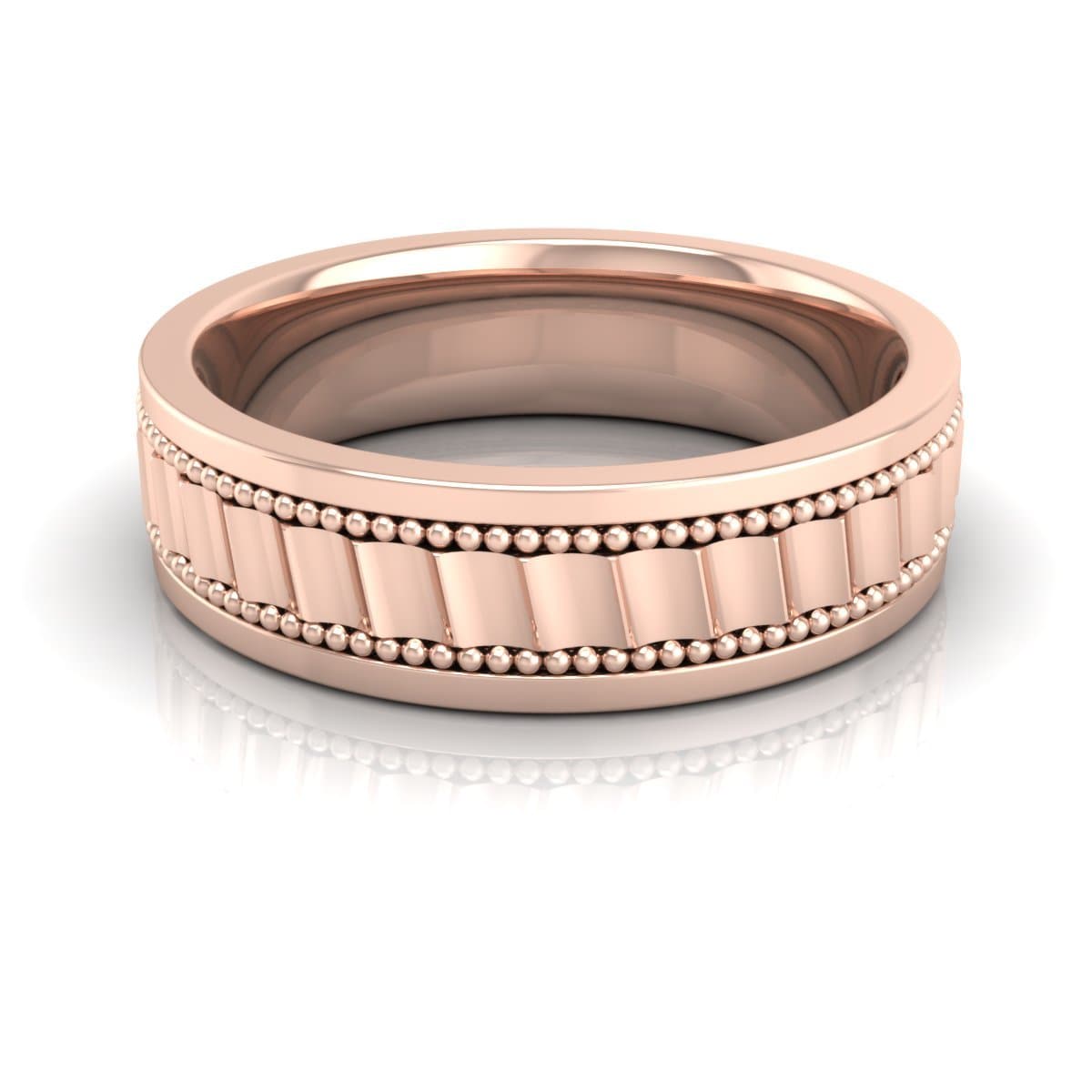 6.0 mm Plain Wedding Band in 14KT, 18KT & Platinum