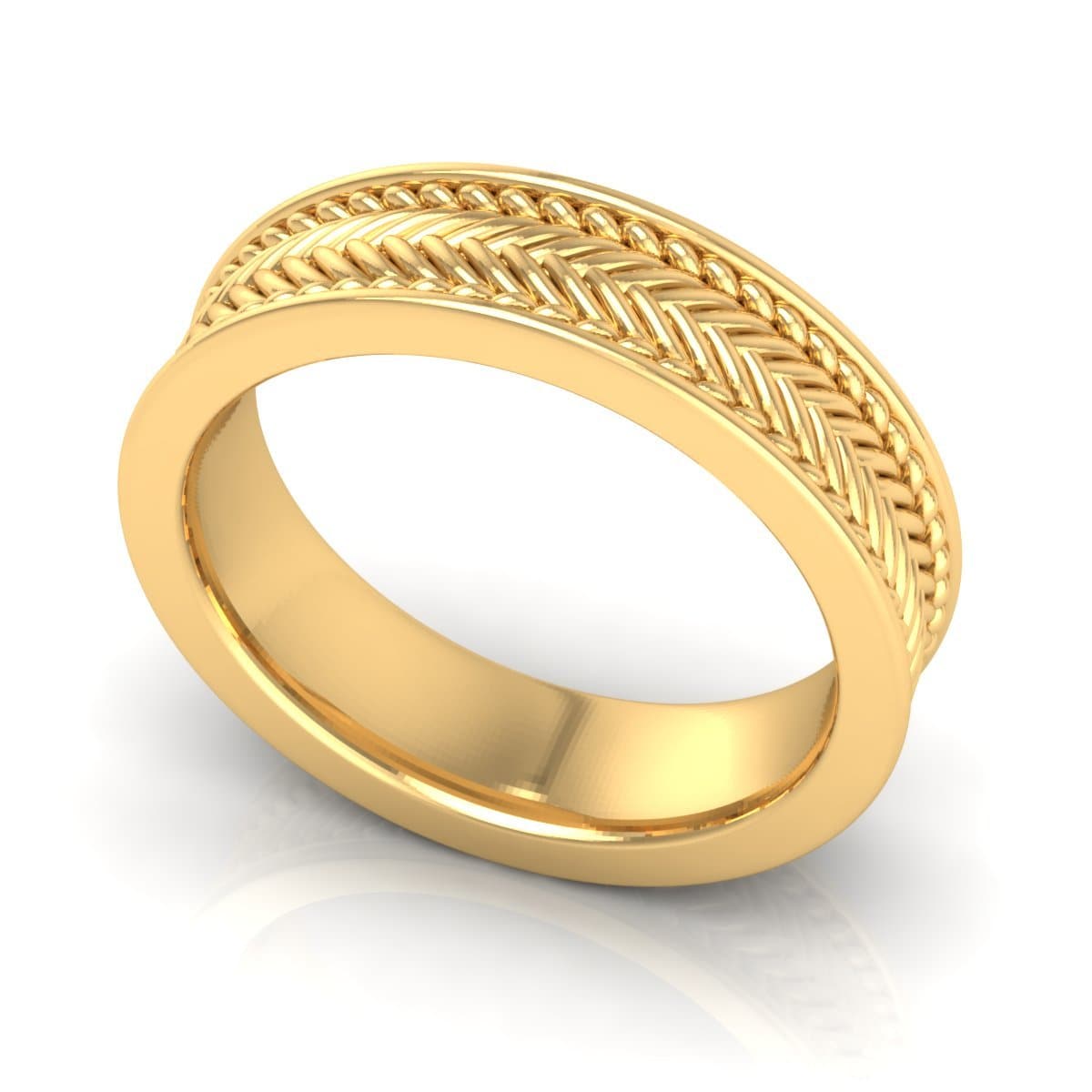 6.0 mm Plain Wedding Band in 14KT, 18KT & Platinum