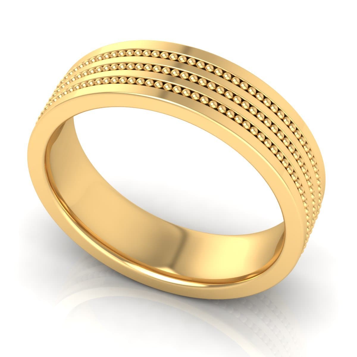6.0 mm Plain Wedding Band in 14KT, 18KT & Platinum