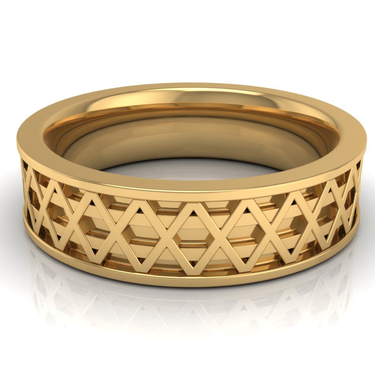 6.0 mm Plain Wedding Band in 14KT, 18KT & Platinum