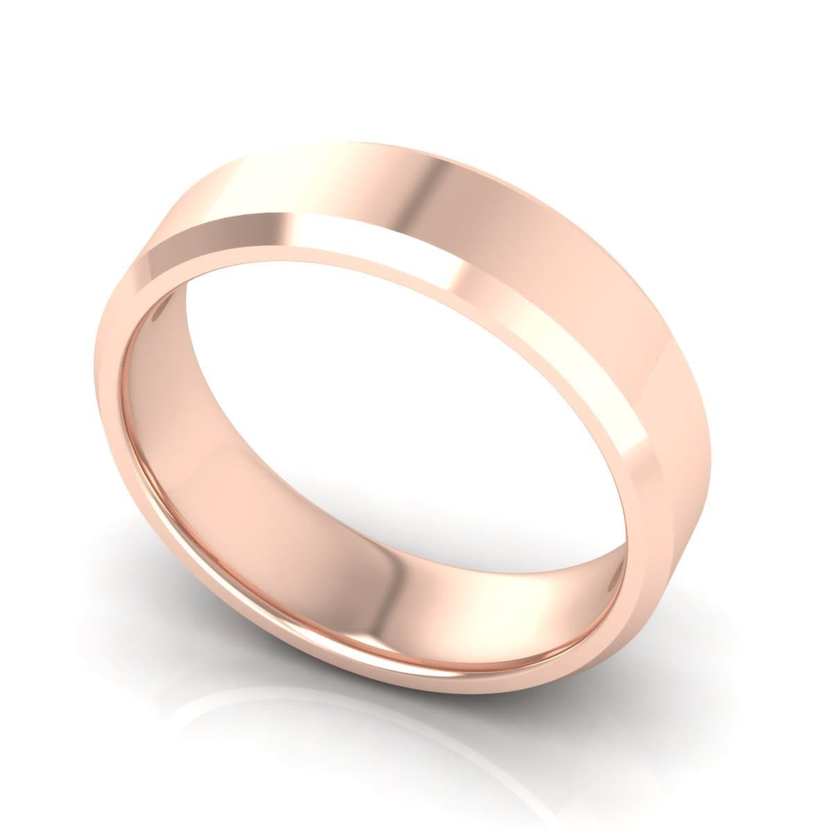 6.0 mm Plain Wedding Band in 14KT, 18KT & Platinum - Primestyle.com