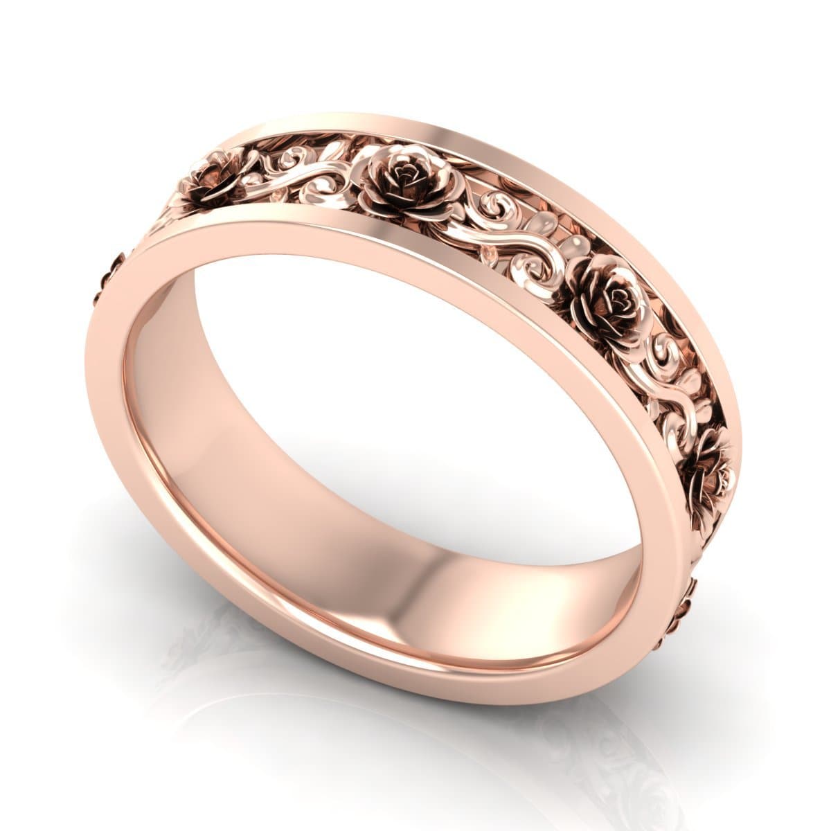 6.0 mm Plain Wedding Band in 14KT, 18KT & Platinum - Primestyle.com