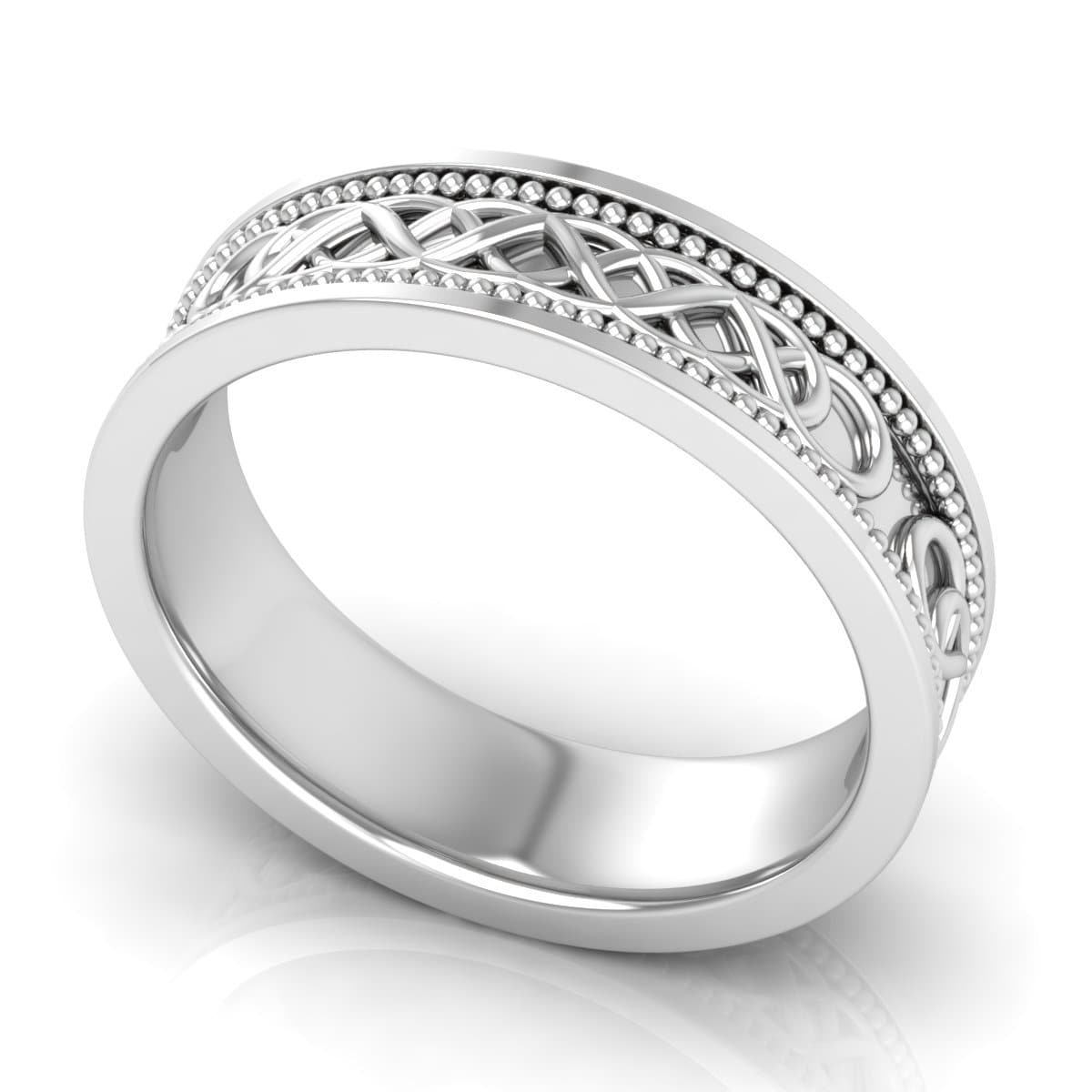 6.0 mm Plain Wedding Band in 14KT, 18KT & Platinum - Primestyle.com