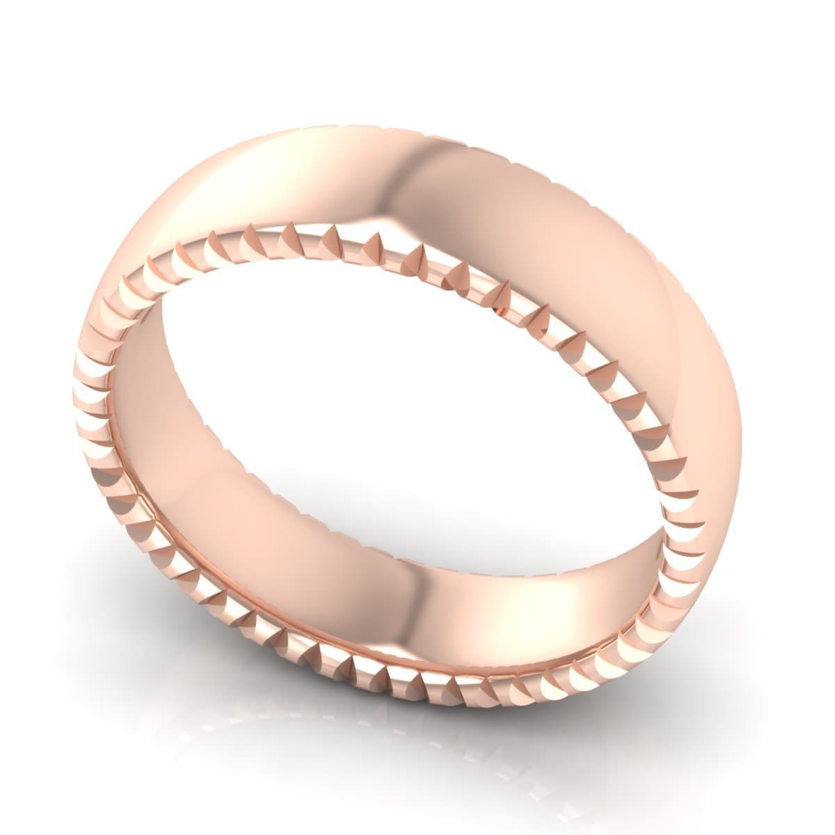 6.0 mm Plain Wedding Band in 14KT, 18KT & Platinum - Primestyle.com