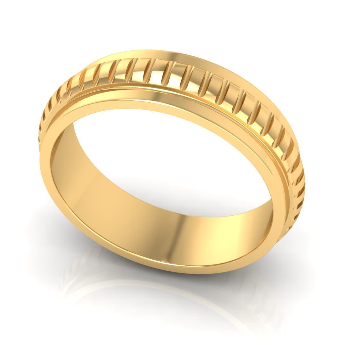 6.0 mm Plain Wedding Band in 14KT, 18KT & Platinum