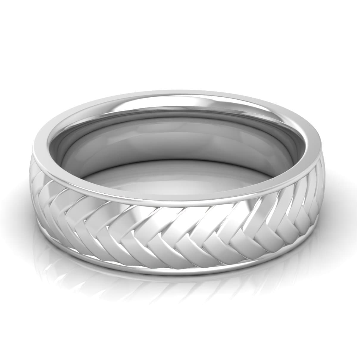 6.0 mm Plain Wedding Band in 14KT, 18KT & Platinum