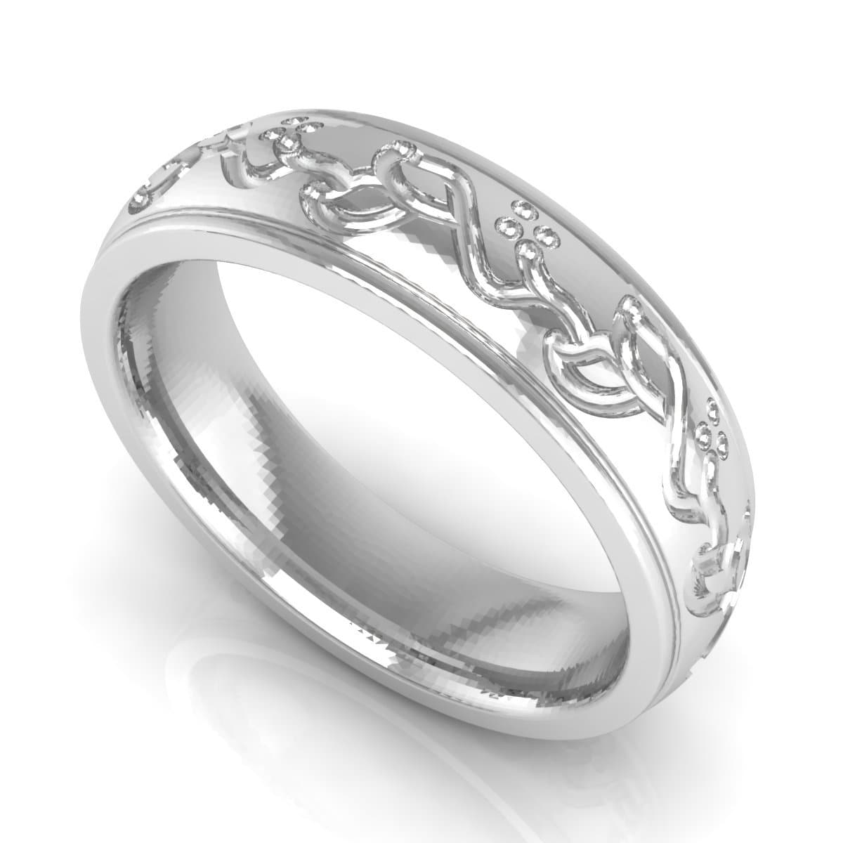 6.0 mm Plain Wedding Band in 14KT, 18KT & Platinum - Primestyle.com