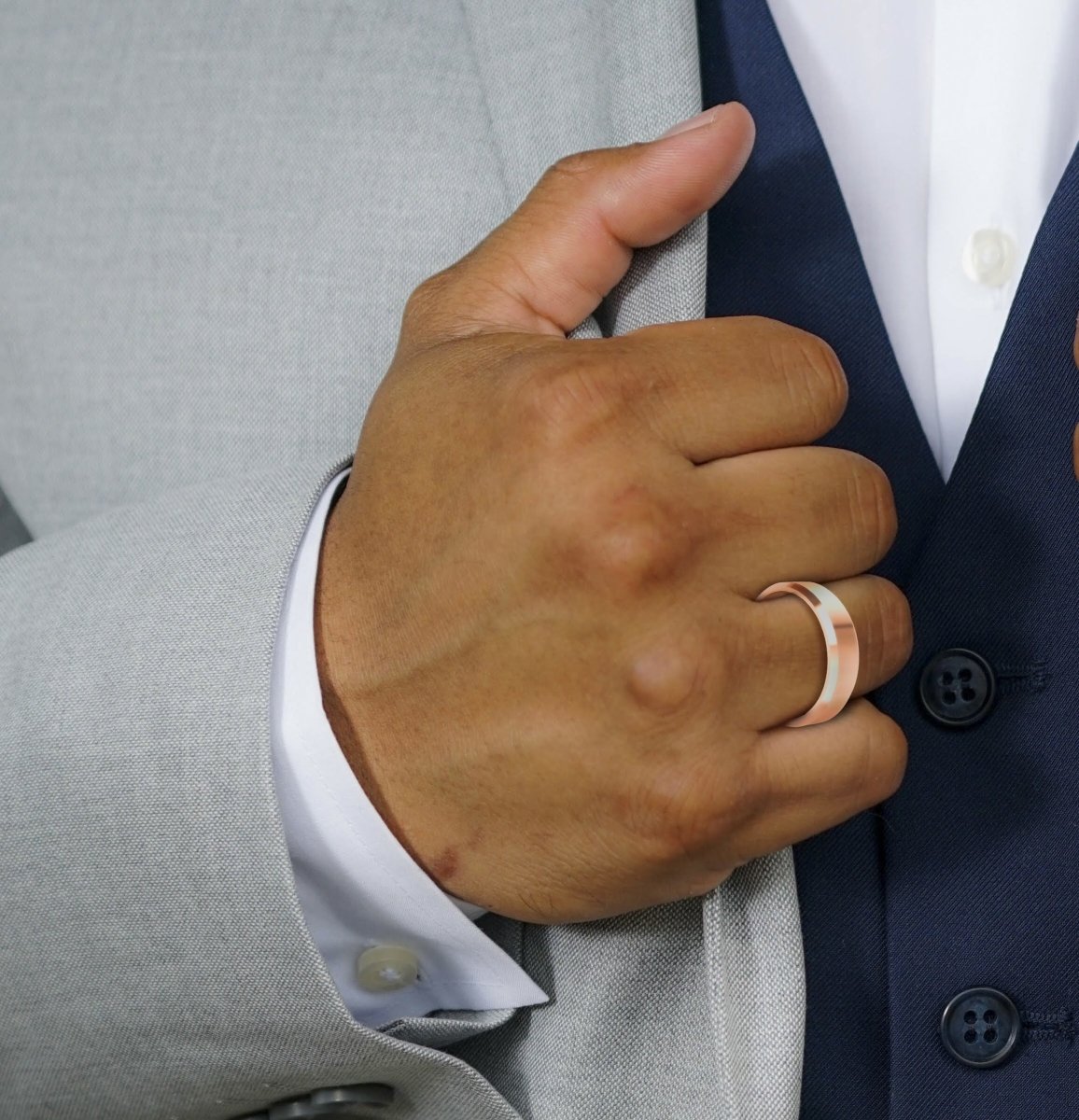 6.0 mm Plain Wedding Band in 14KT, 18KT & Platinum - Primestyle.com