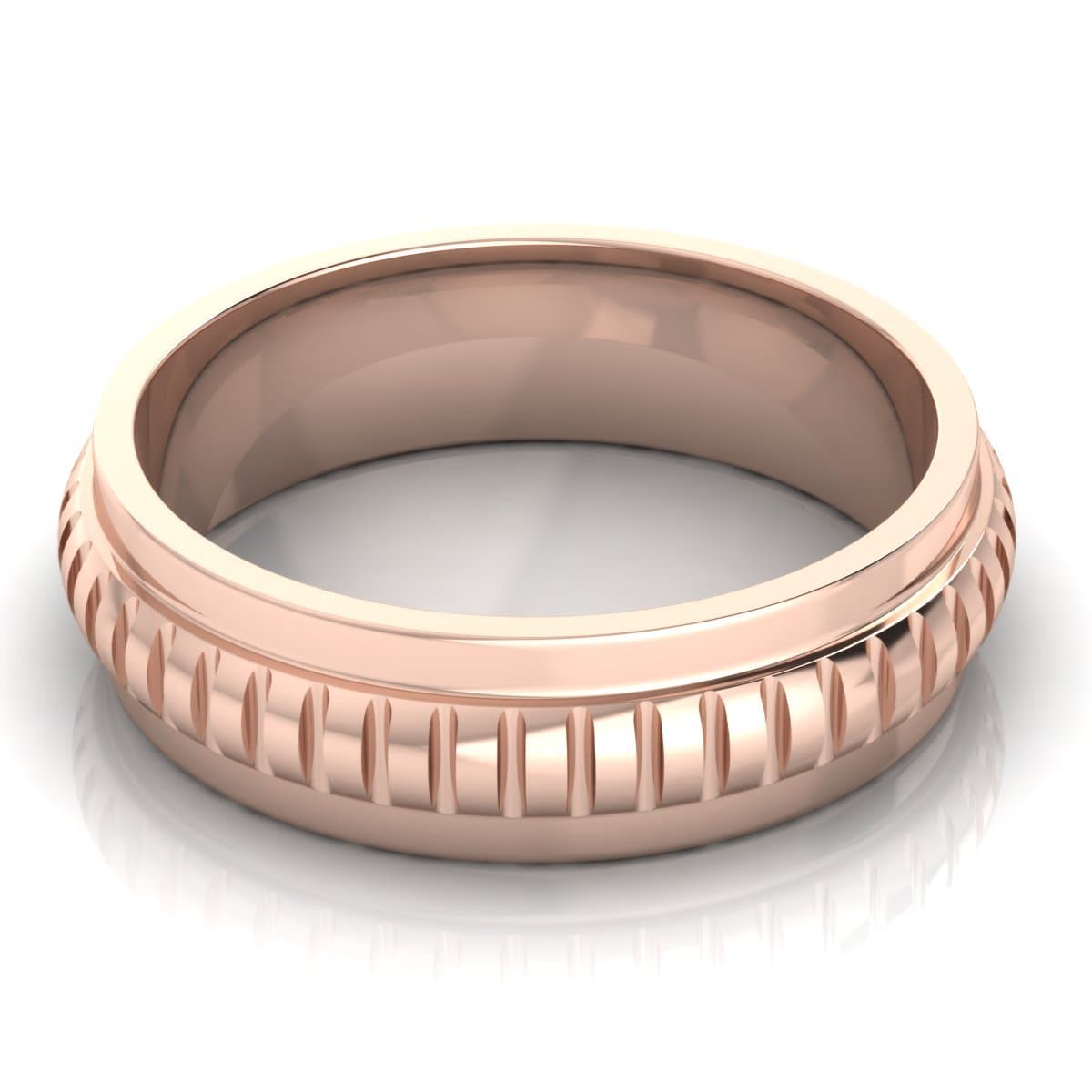 6.0 mm Plain Wedding Band in 14KT, 18KT & Platinum