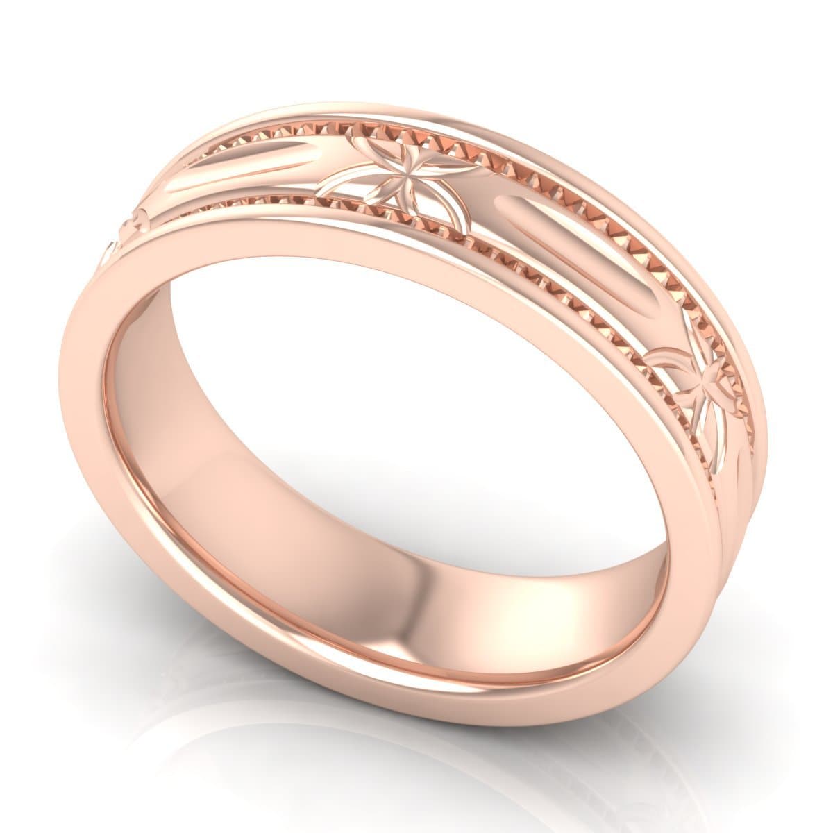 6.0 mm Plain Wedding Band in 14KT, 18KT & Platinum