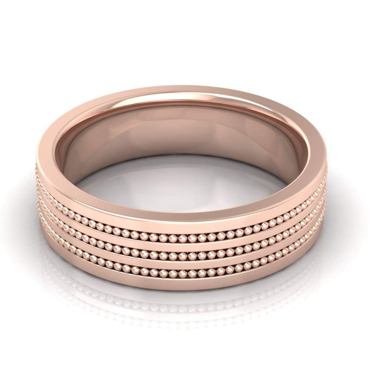 6.0 mm Plain Wedding Band in 14KT, 18KT & Platinum