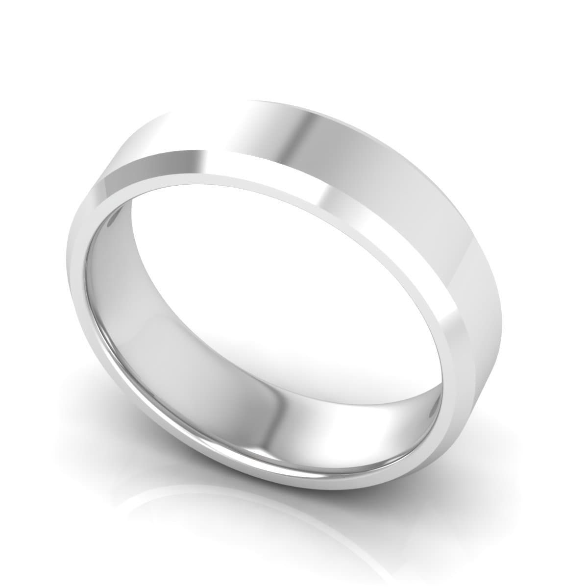 6.0 mm Plain Wedding Band in 14KT, 18KT & Platinum