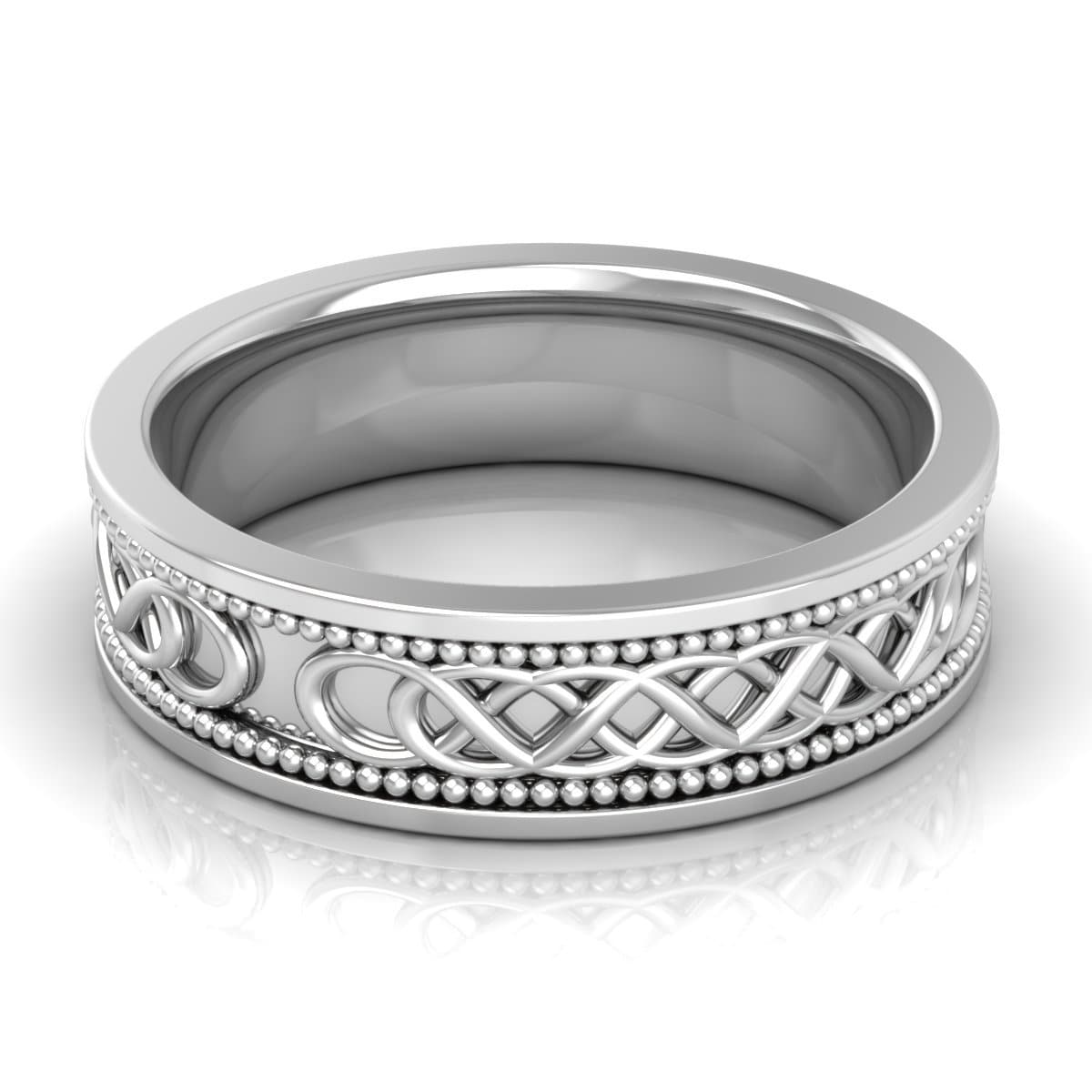 6.0 mm Plain Wedding Band in 14KT, 18KT & Platinum - Primestyle.com