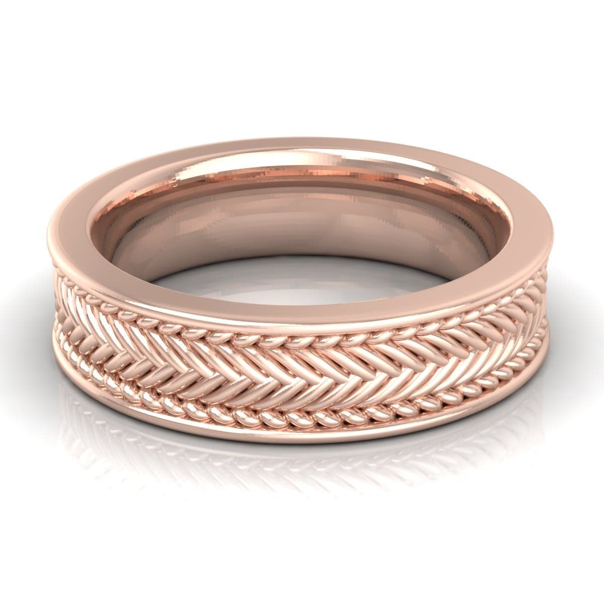 6.0 mm Plain Wedding Band in 14KT, 18KT & Platinum