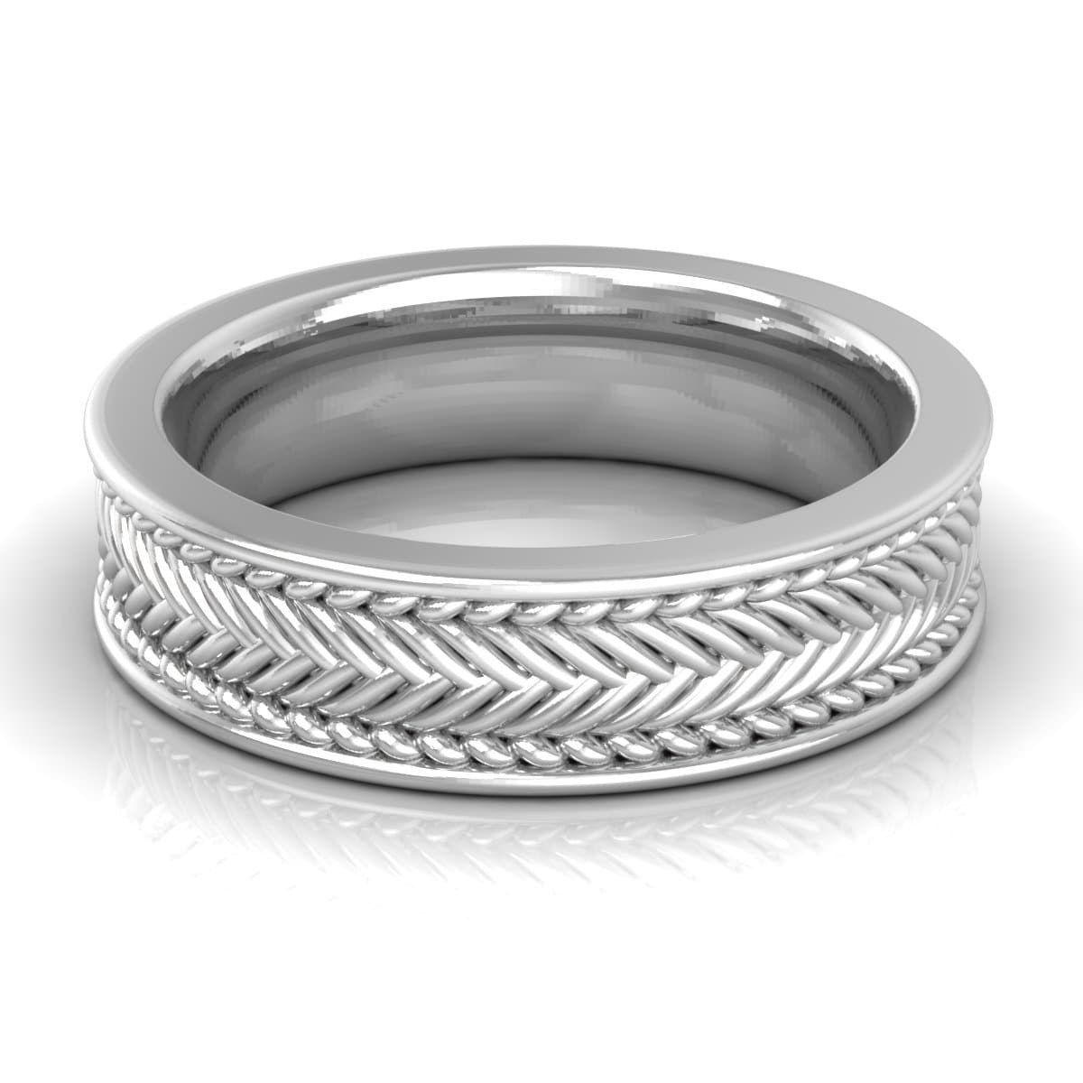 6.0 mm Plain Wedding Band in 14KT, 18KT & Platinum - Primestyle.com