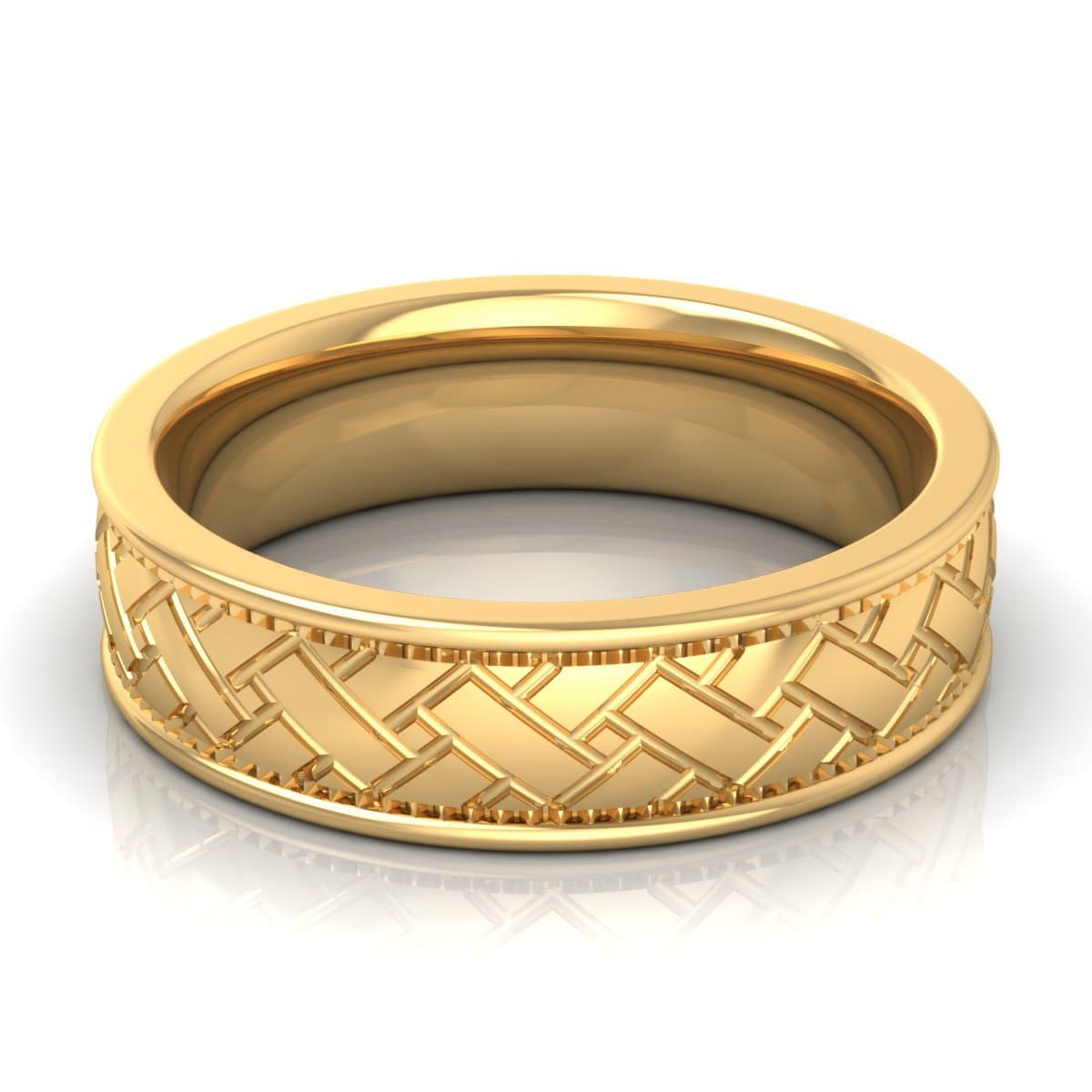 6.0 mm Plain Wedding Band in 14KT, 18KT & Platinum - Primestyle.com