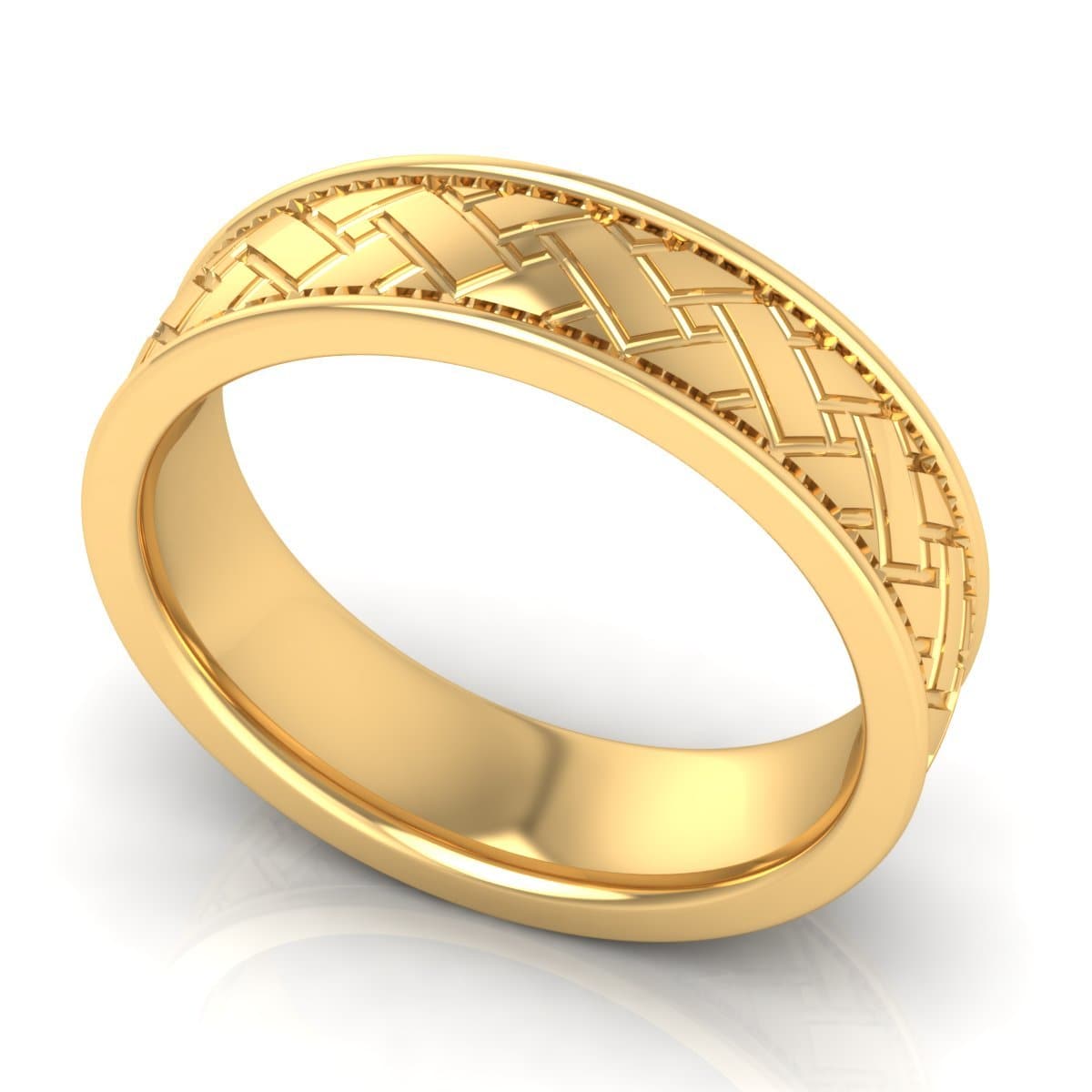 6.0 mm Plain Wedding Band in 14KT, 18KT & Platinum - Primestyle.com