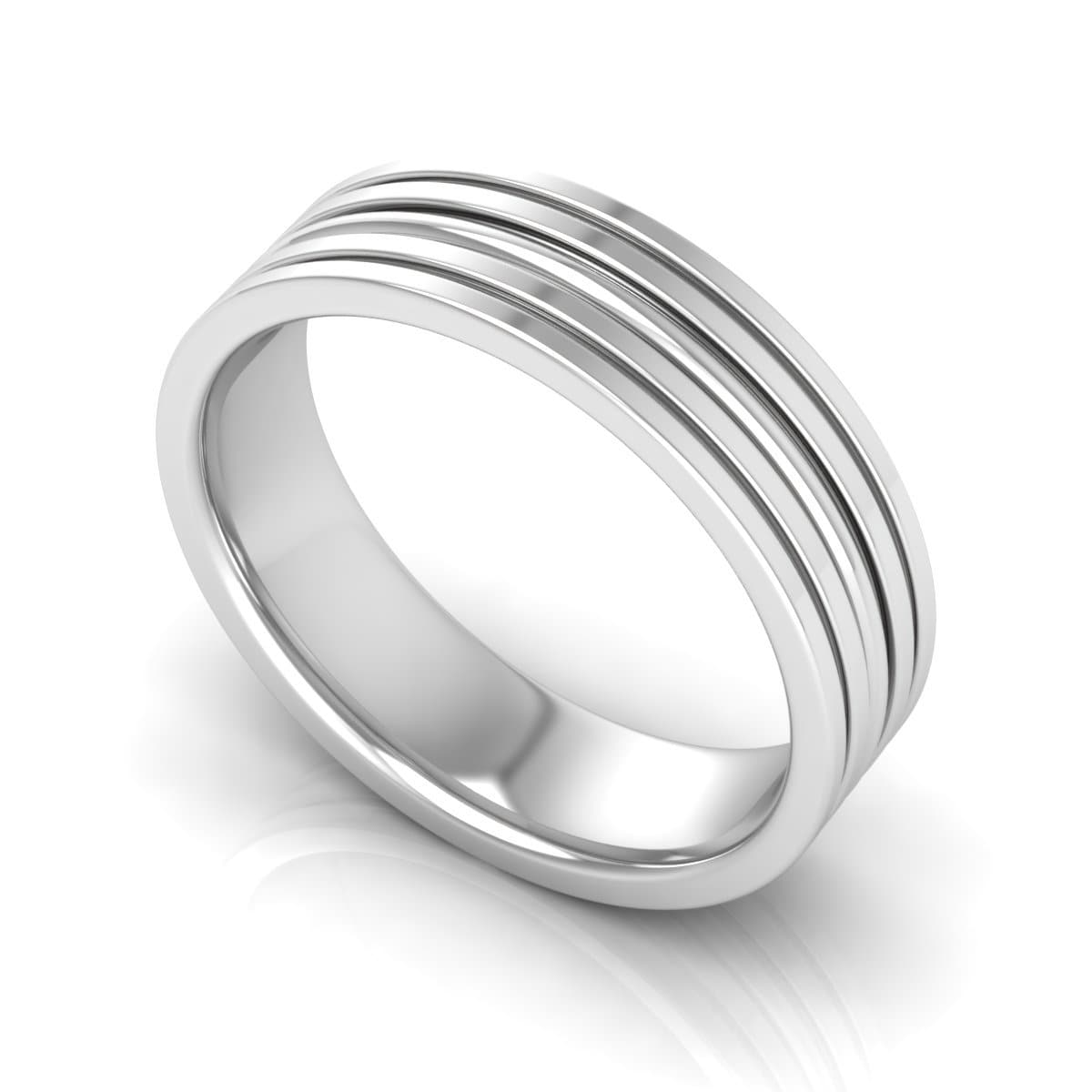 6.0 mm Plain Wedding Band in 14KT, 18KT & Platinum - Primestyle.com