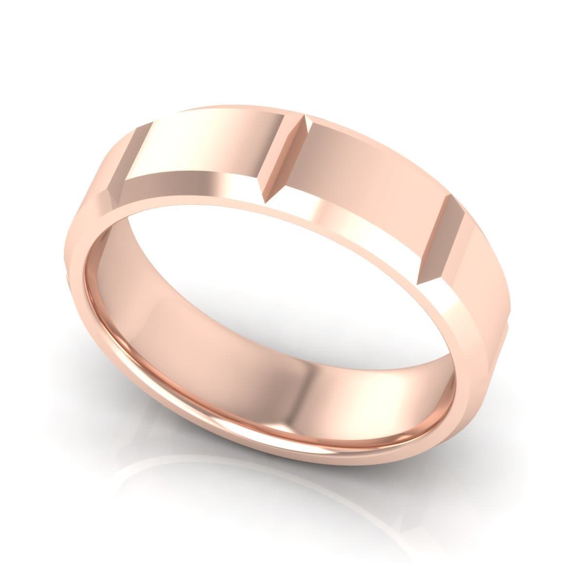 6.0 mm Plain Wedding Band in 14KT, 18KT & Platinum - Primestyle.com