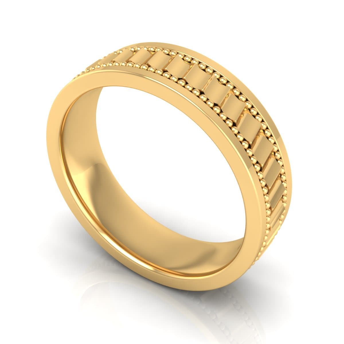 6.0 mm Plain Wedding Band in 14KT, 18KT & Platinum - Primestyle.com