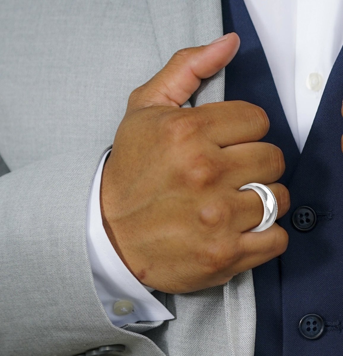 6.0 mm Plain Wedding Band in 14KT, 18KT & Platinum