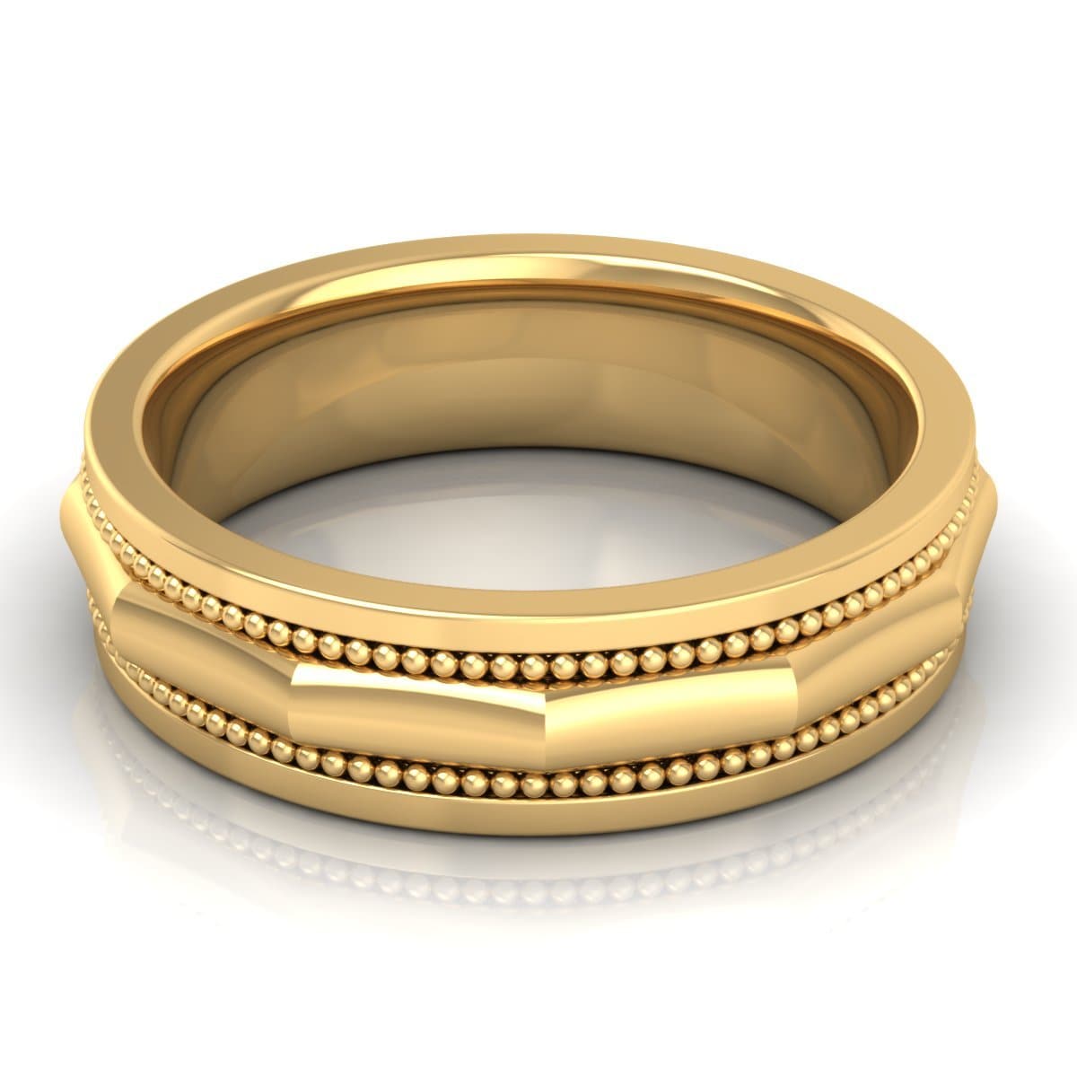 6.0 mm Plain Wedding Band in 14KT, 18KT & Platinum