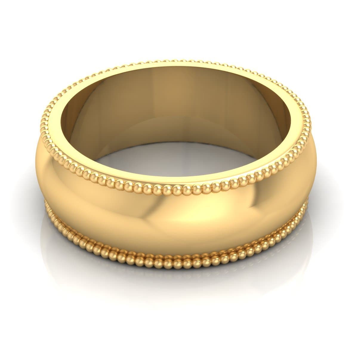 6.0 mm Plain Wedding Band in 14KT, 18KT & Platinum - Primestyle.com