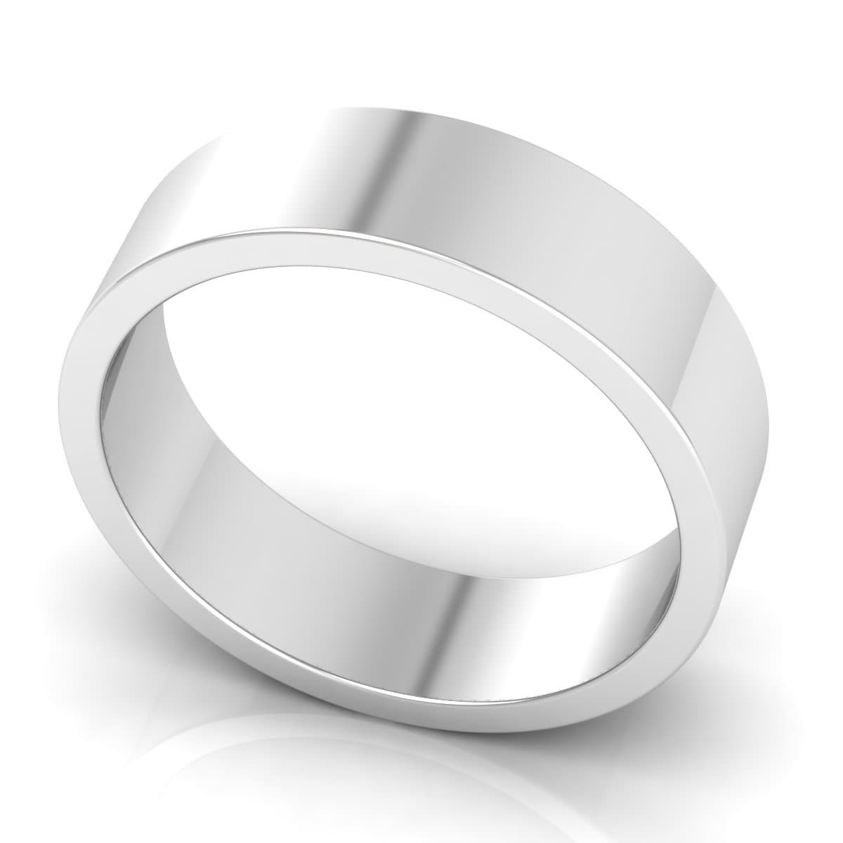 6.0 mm Plain Wedding Band in 14KT, 18KT & Platinum
