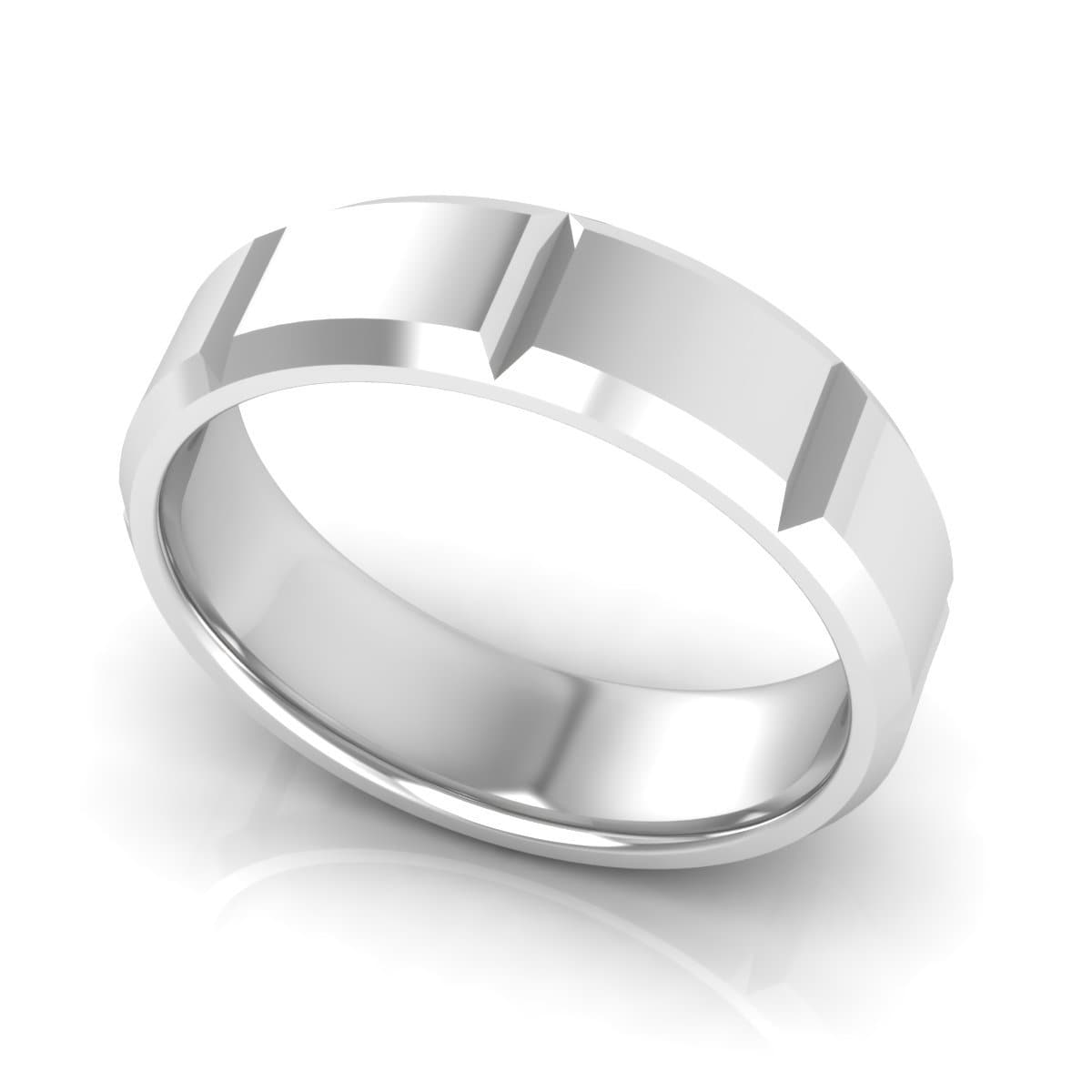 6.0 mm Plain Wedding Band in 14KT, 18KT & Platinum