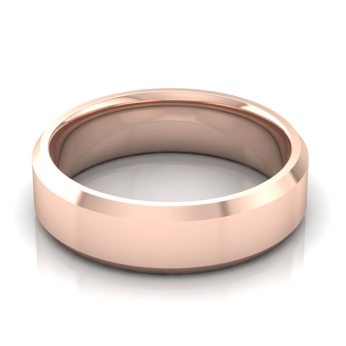 6.0 mm Plain Wedding Band in 14KT, 18KT & Platinum - Primestyle.com