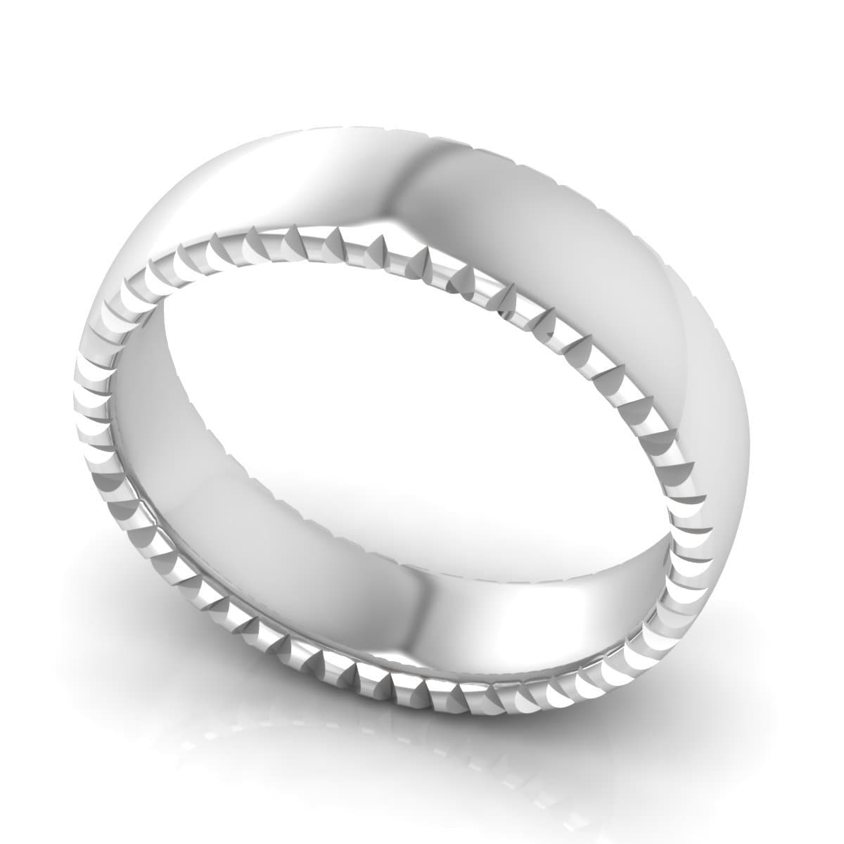 6.0 mm Plain Wedding Band in 14KT, 18KT & Platinum