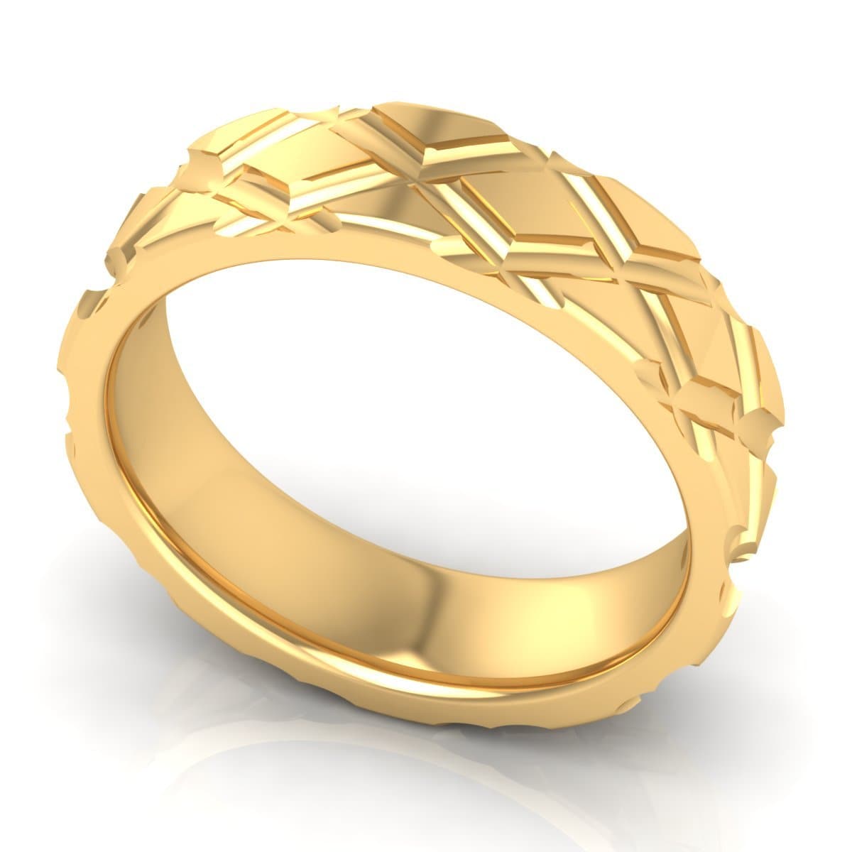 6.0 mm Plain Wedding Band in 14KT, 18KT & Platinum