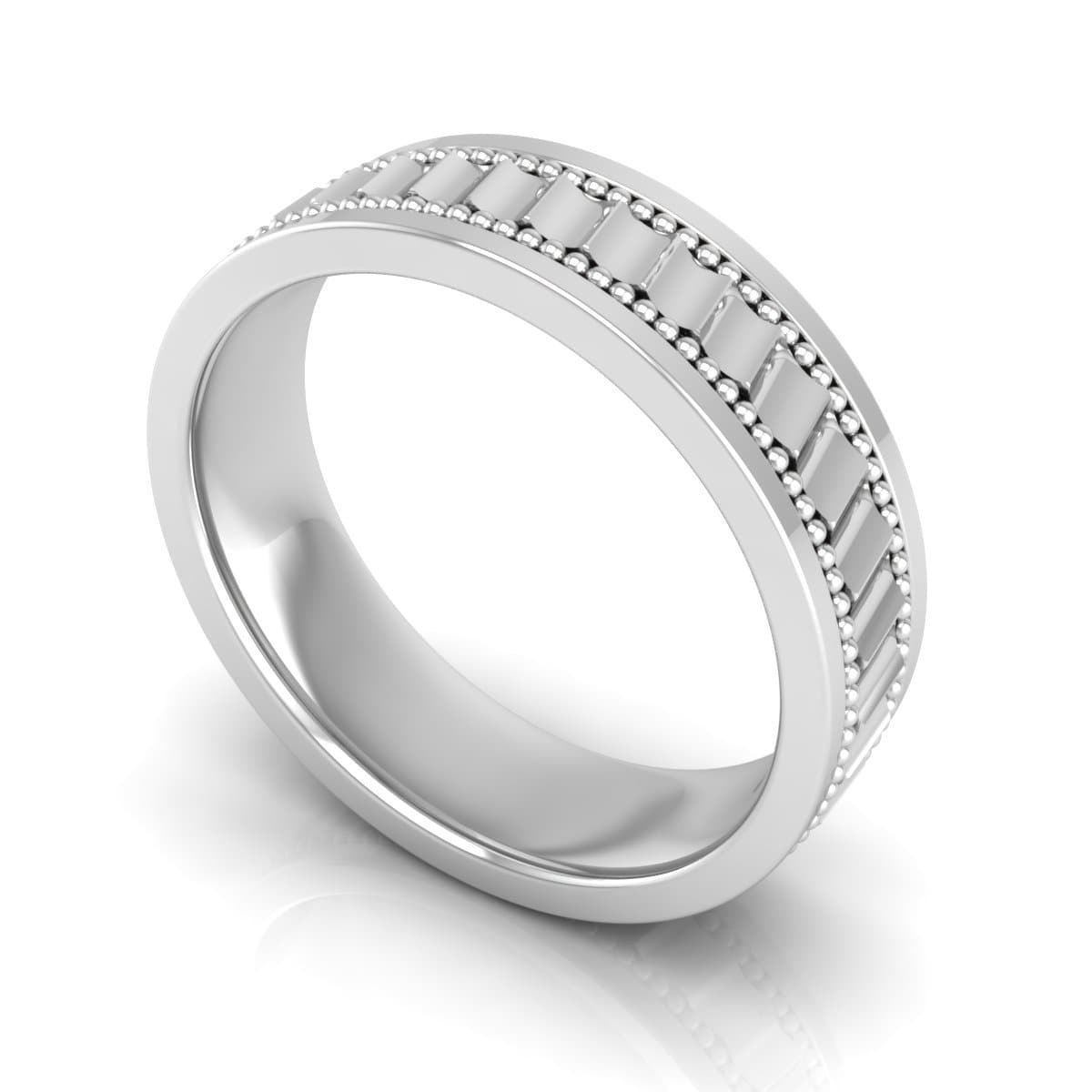 6.0 mm Plain Wedding Band in 14KT, 18KT & Platinum