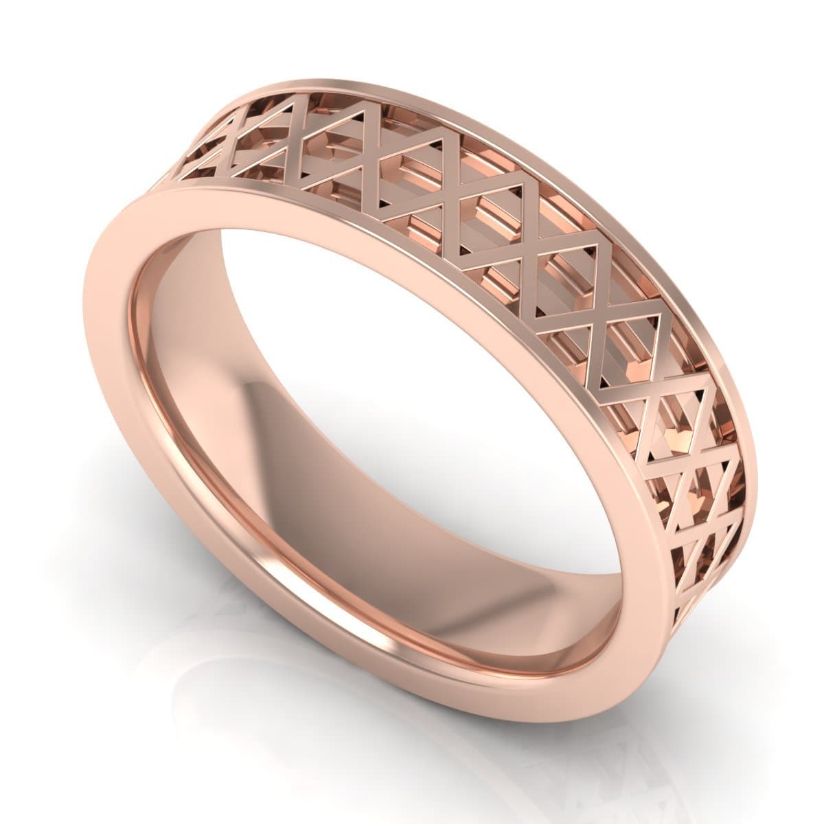 6.0 mm Plain Wedding Band in 14KT, 18KT & Platinum