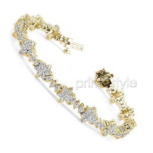 6.00-6.70 CT Round Cut Diamonds - Tennis Bracelet - Primestyle.com