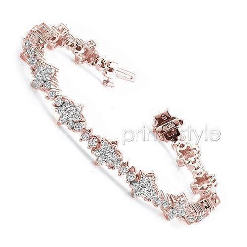 6.00-6.70 CT Round Cut Diamonds - Tennis Bracelet - Primestyle.com