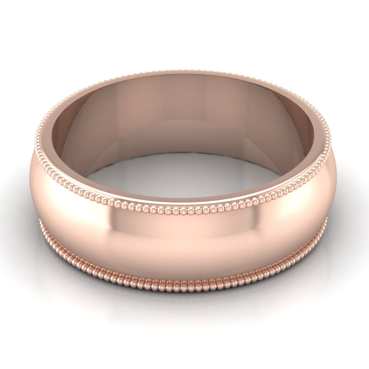 7.0 mm Plain Wedding Band in 14KT, 18KT & Platinum - Primestyle.com