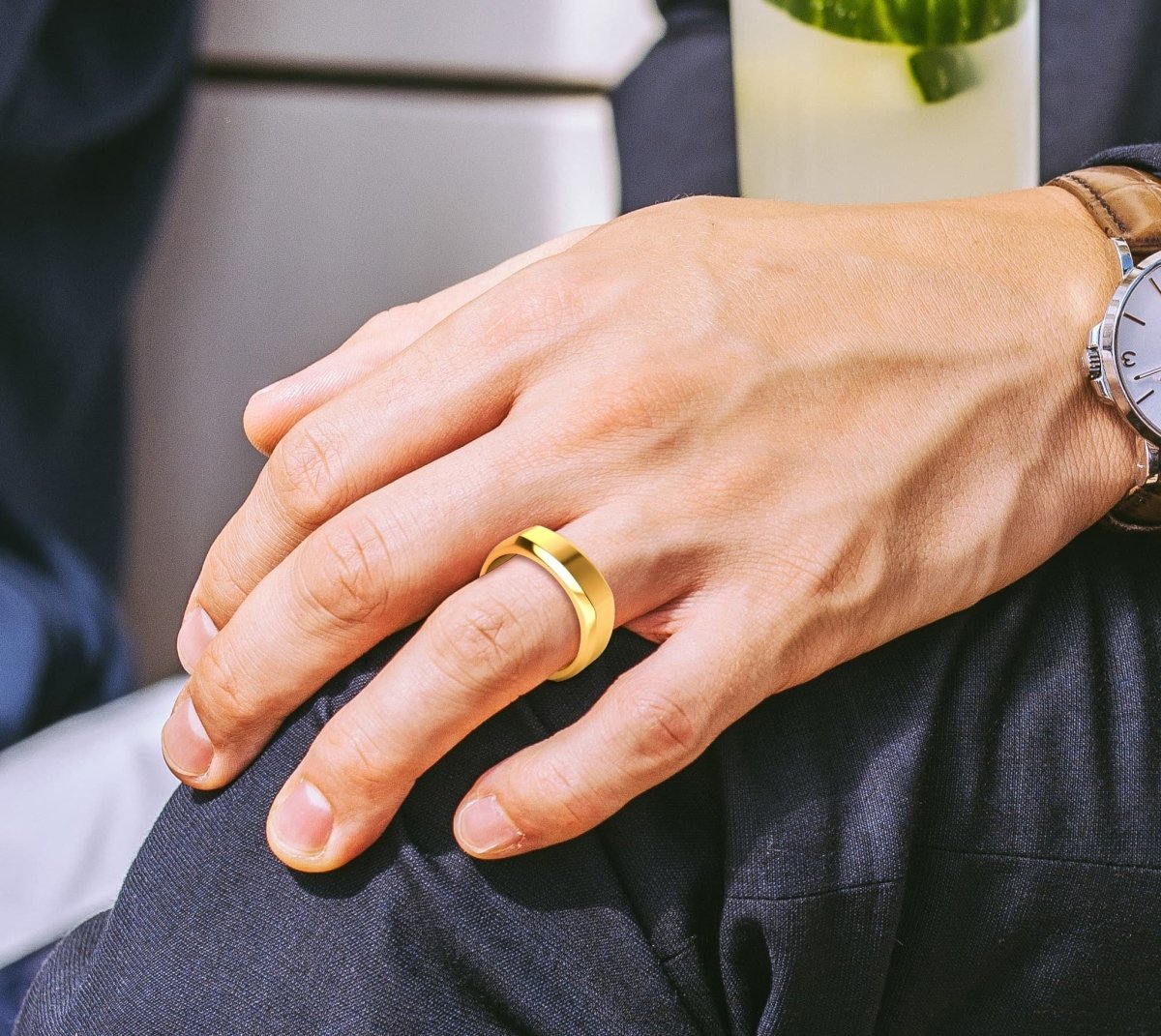 7.0 mm Plain Wedding Band in 14KT, 18KT & Platinum