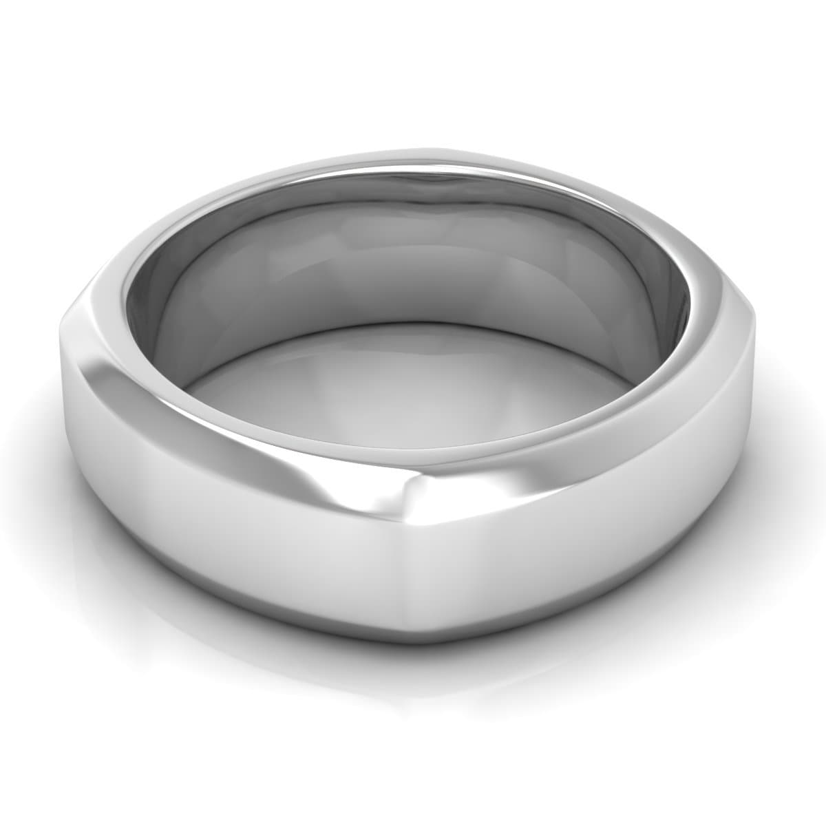 7.0 mm Plain Wedding Band in 14KT, 18KT & Platinum