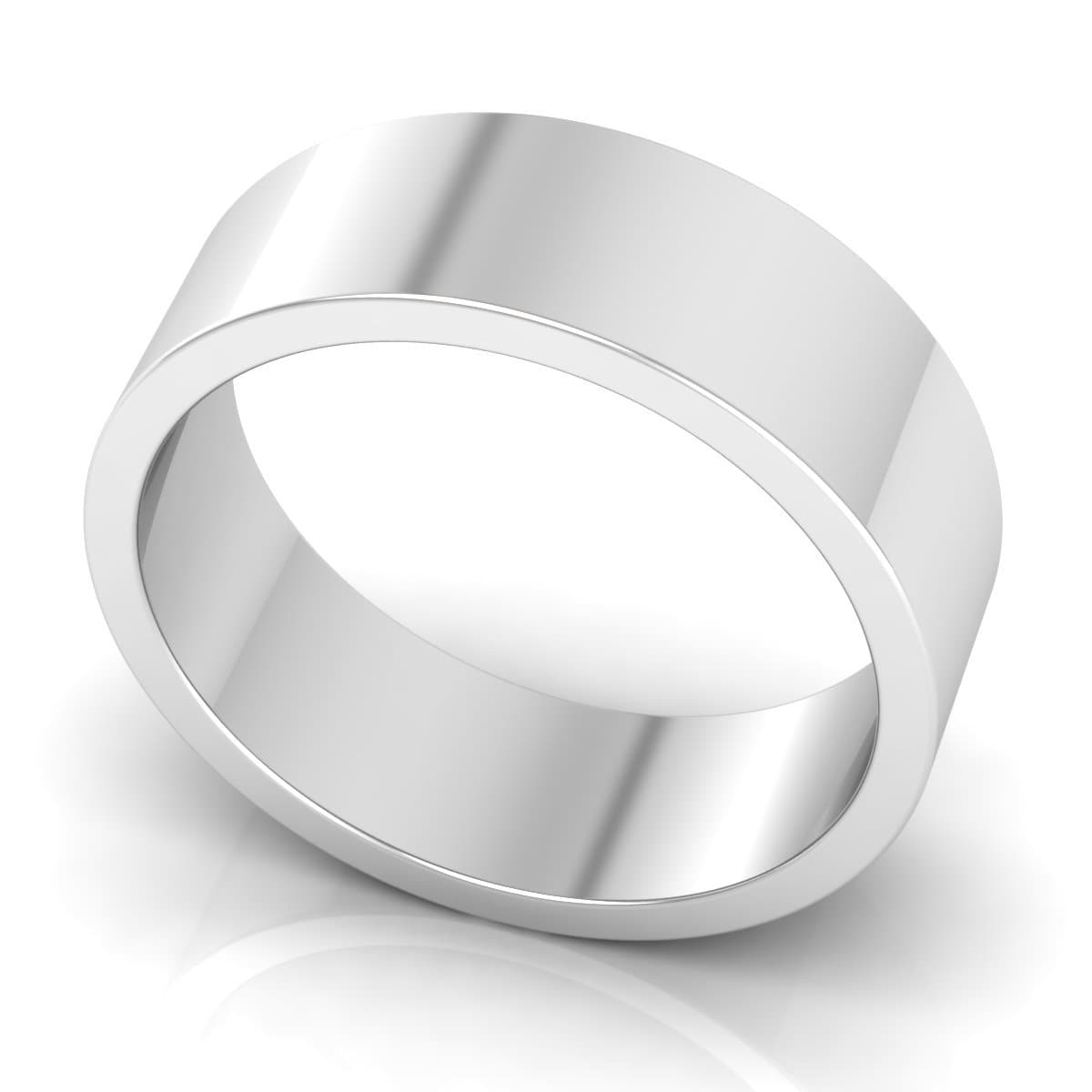7.0 mm Plain Wedding Band in 14KT, 18KT & Platinum