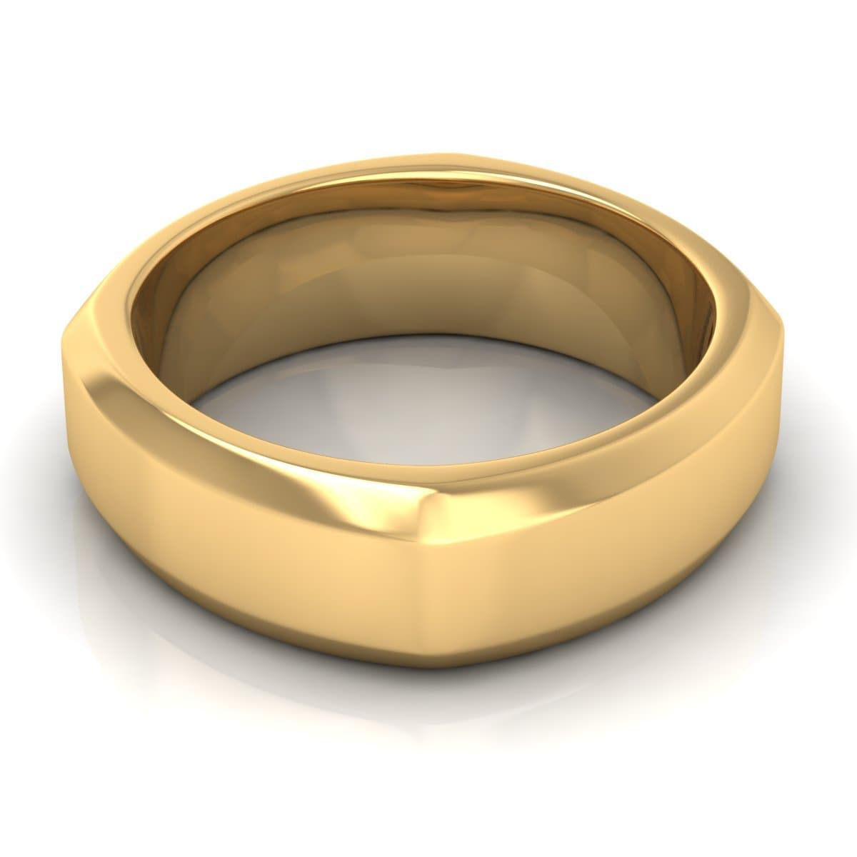 7.0 mm Plain Wedding Band in 14KT, 18KT & Platinum