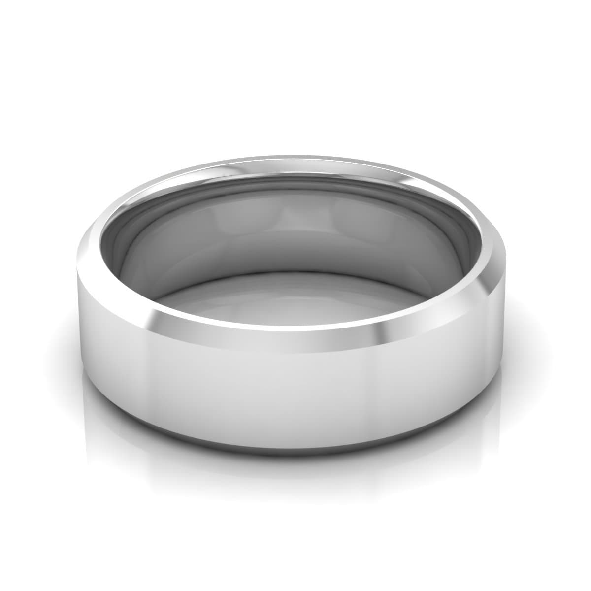 7.0 mm Plain Wedding Band in 14KT, 18KT & Platinum - Primestyle.com