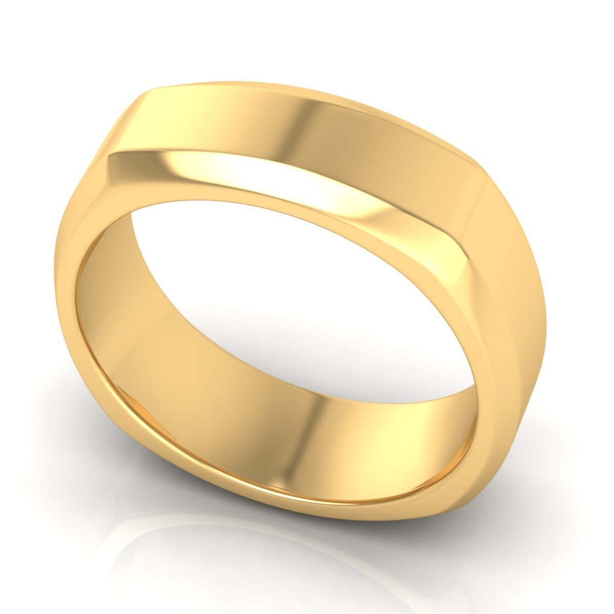 7.0 mm Plain Wedding Band in 14KT, 18KT & Platinum - Primestyle.com