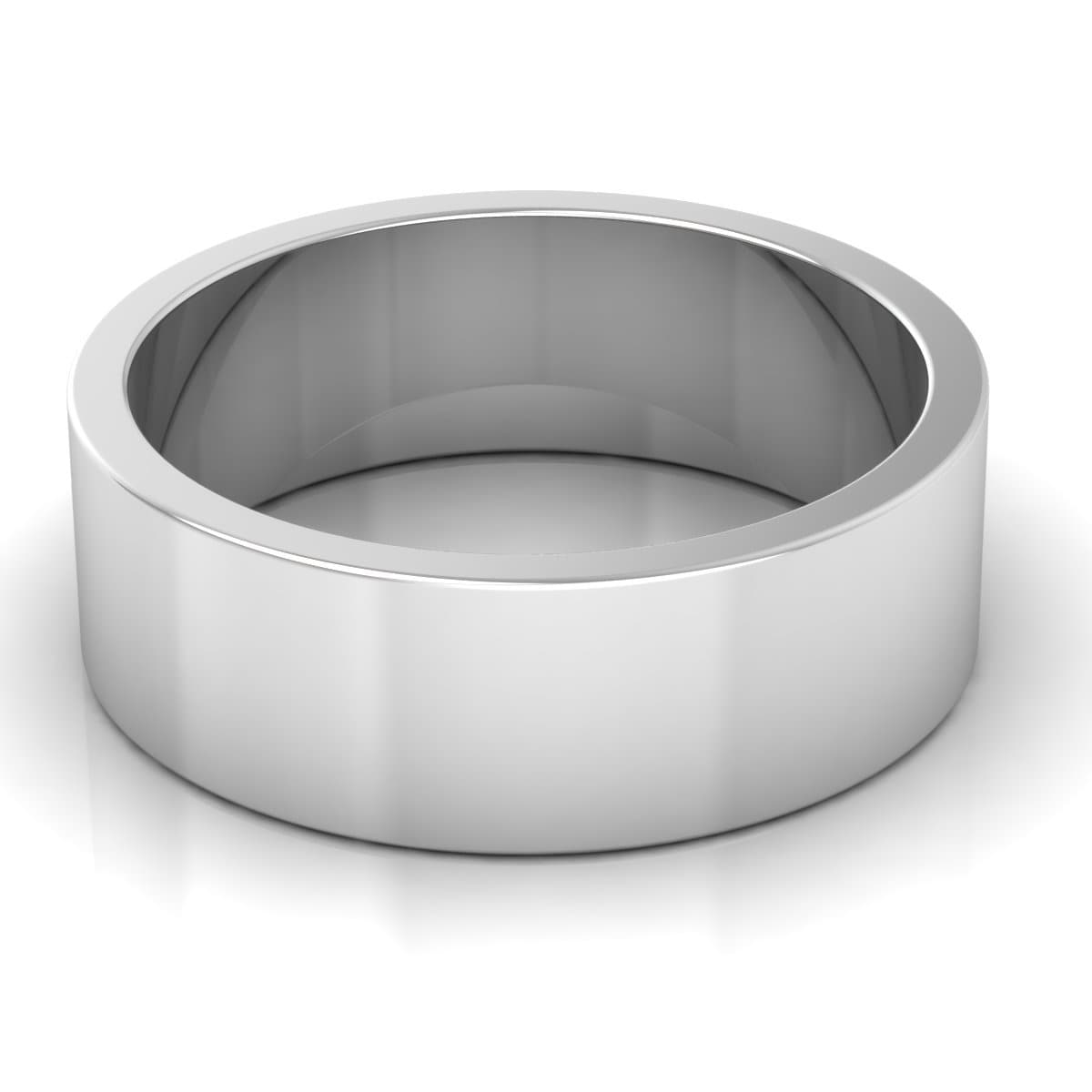 7.0 mm Plain Wedding Band in 14KT, 18KT & Platinum