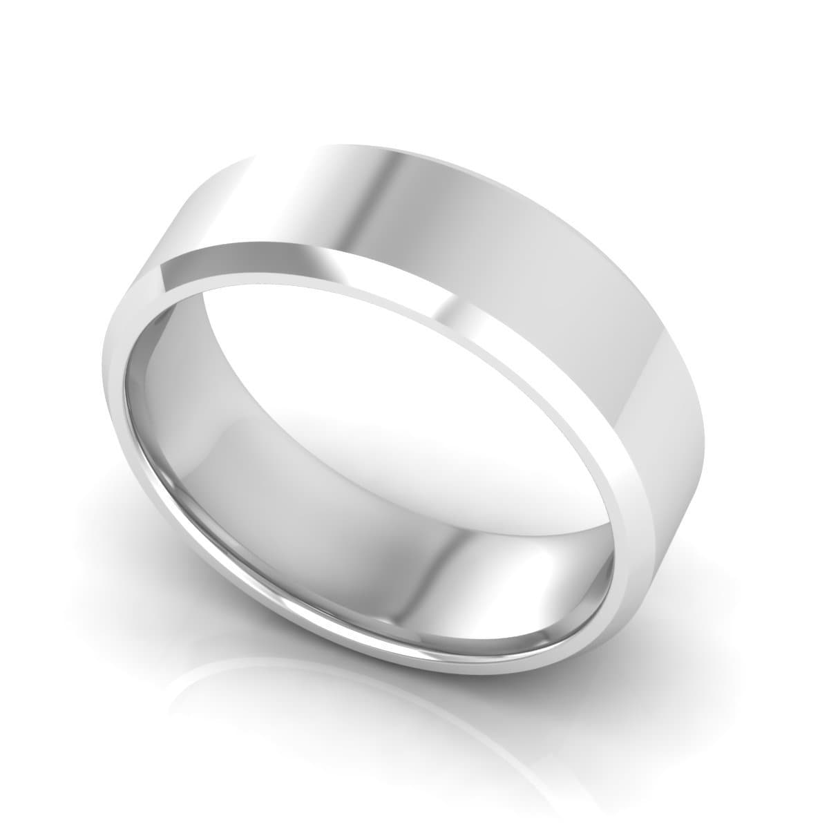 7.0 mm Plain Wedding Band in 14KT, 18KT & Platinum