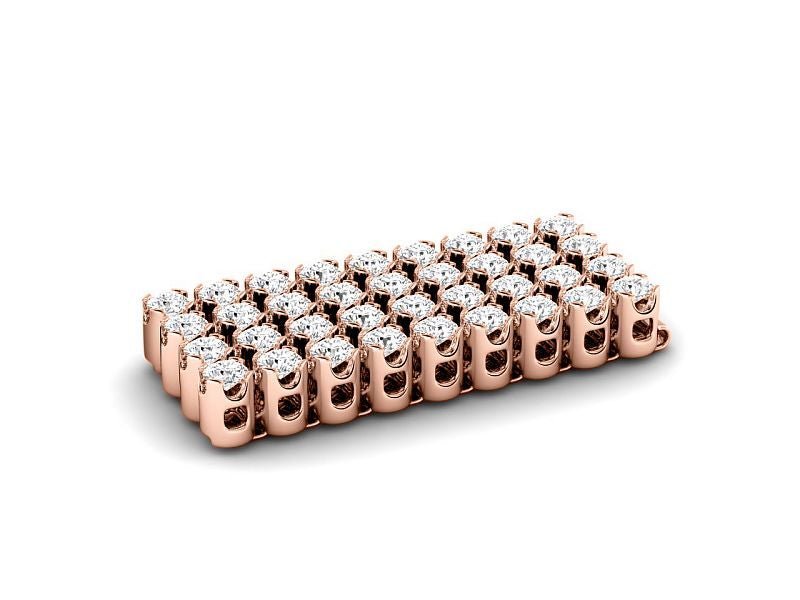 7.00 - 9.00 CT Round Cut Lab Grown Diamonds - Diamond Bracelet - Primestyle.com