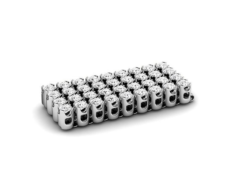 7.00-9.00 CT Round Cut Diamonds - Tennis Bracelet